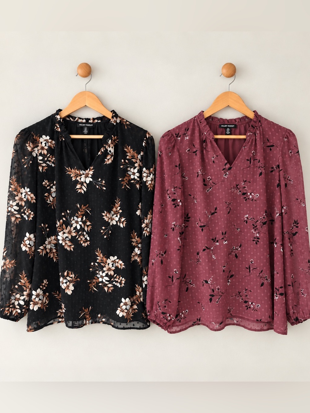 🖤 🌸 Bundle Hilary Radley Women's Blouses - Size Large
